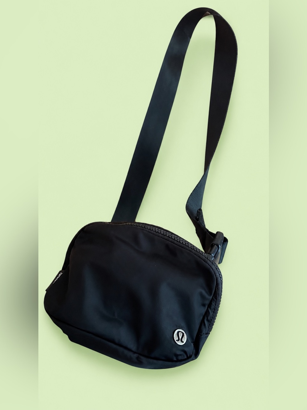 lululemon athletica Black Nylon Crossbody Belt Bag
